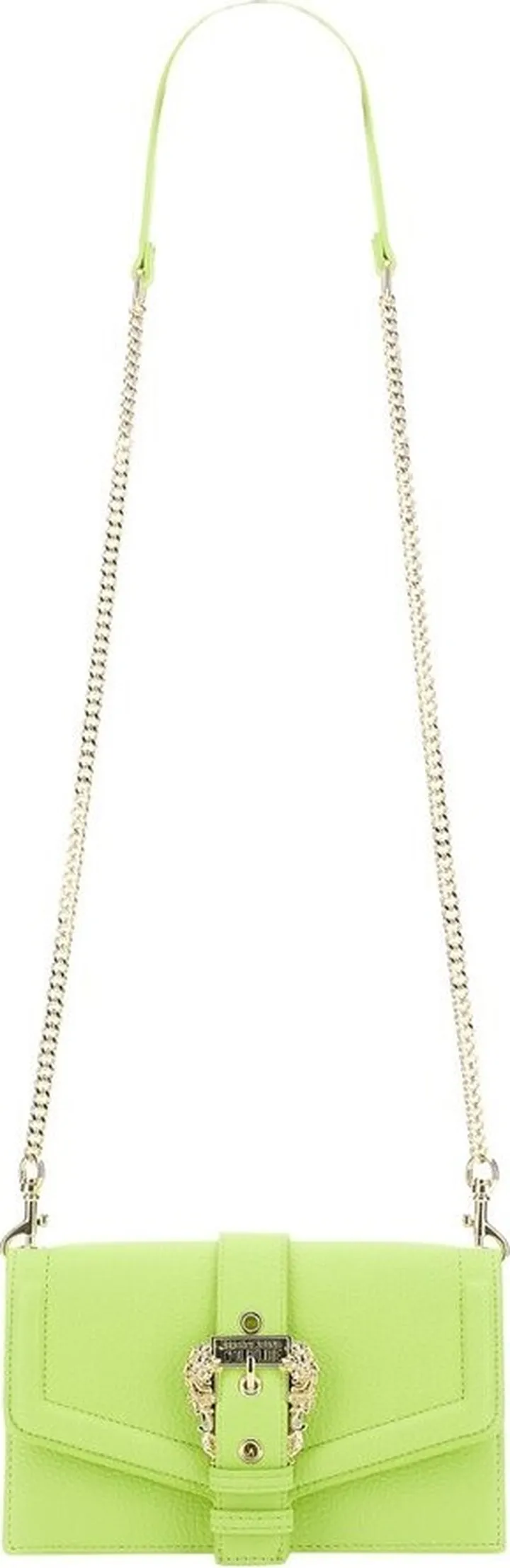 Versace Jeans Couture Logo-Buckle Chain-Linked Crossbody Bag
