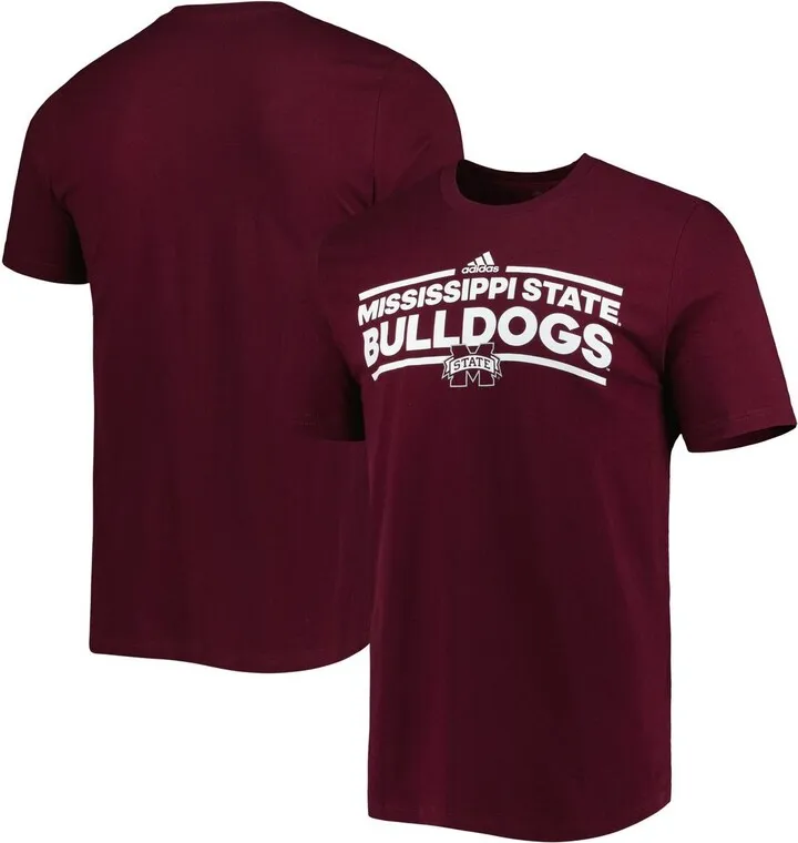 Men's adidas Maroon Mississippi State Bulldogs Dassler Fresh T-shirt