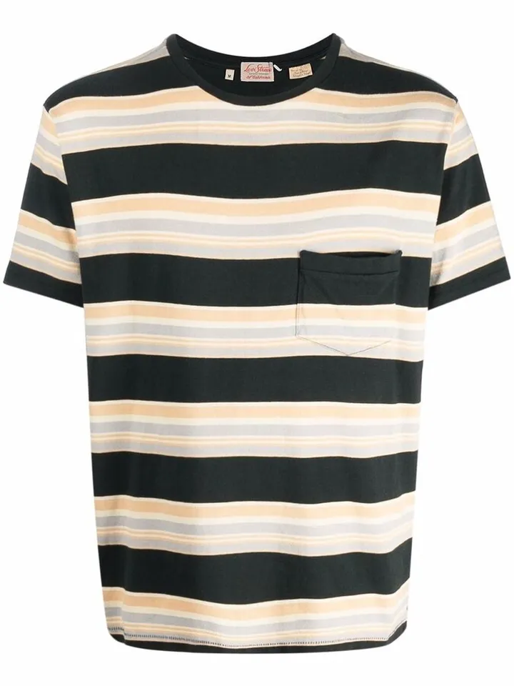 stripe-print T-shirt