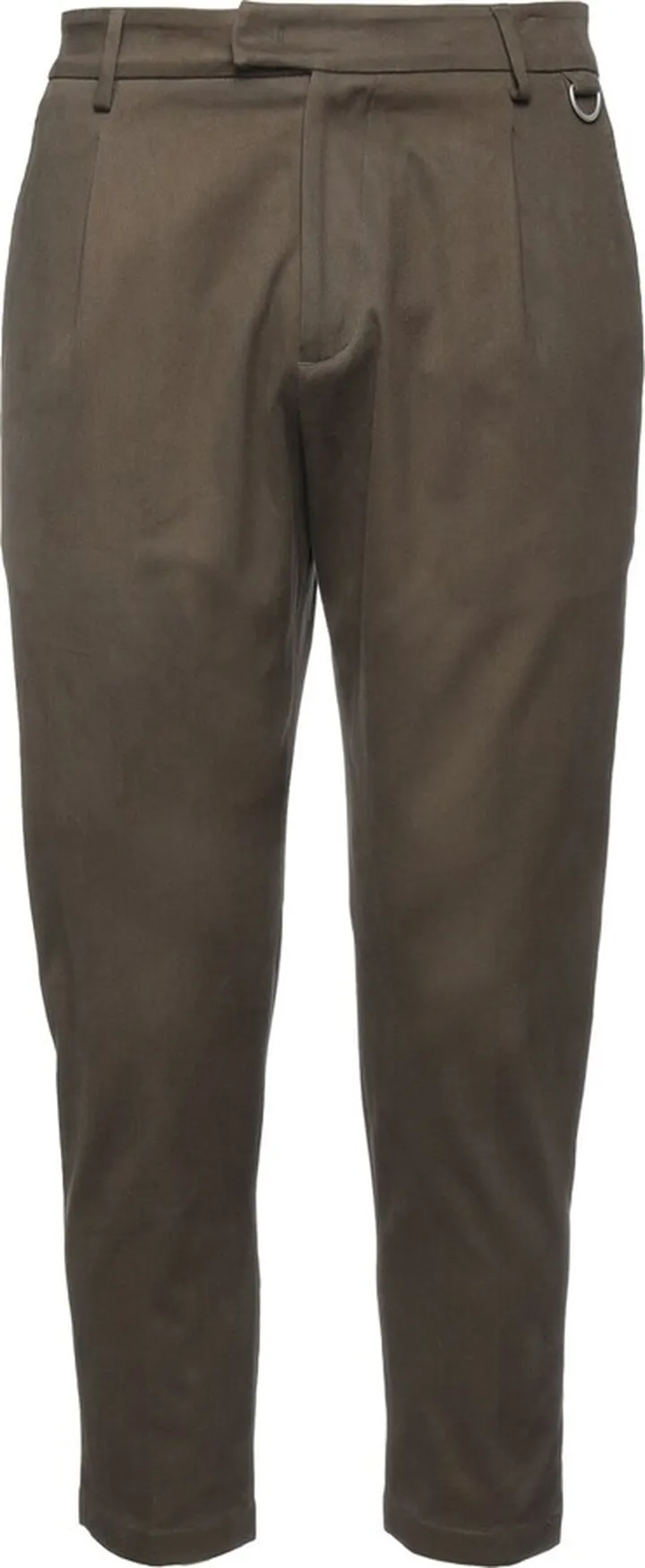 Cropped Pants Military Green