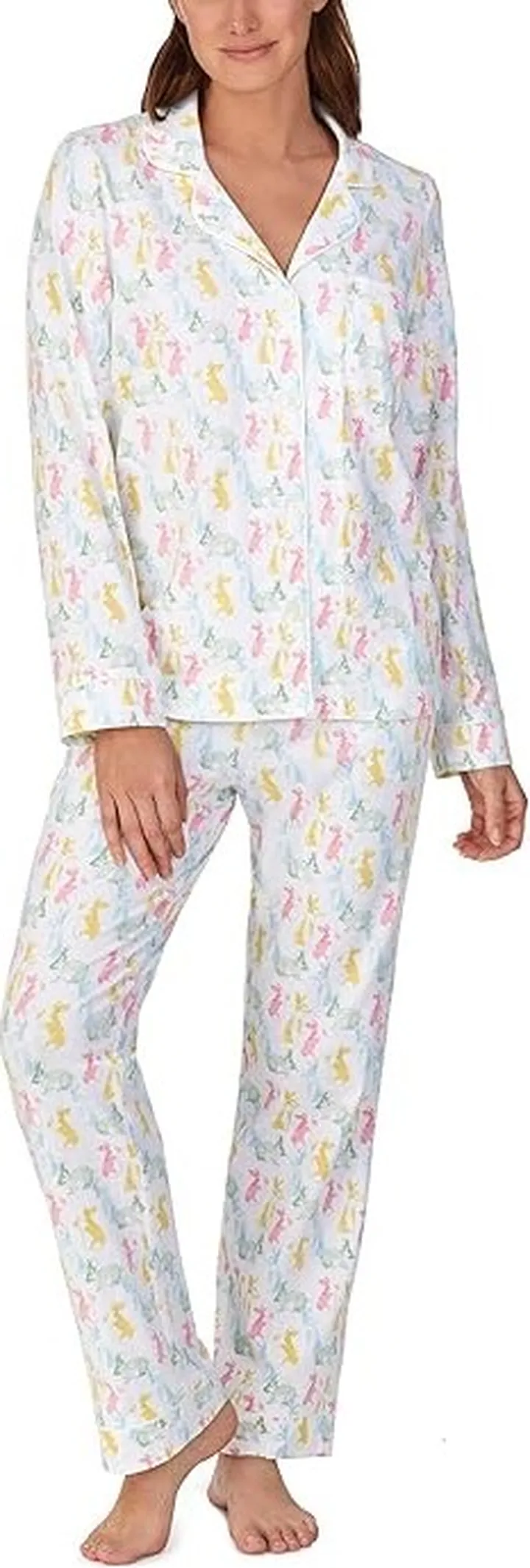 Bedhead PJs Long Sleeve Classic PJ Set (Cotton Tail) Women's Pajama Sets
