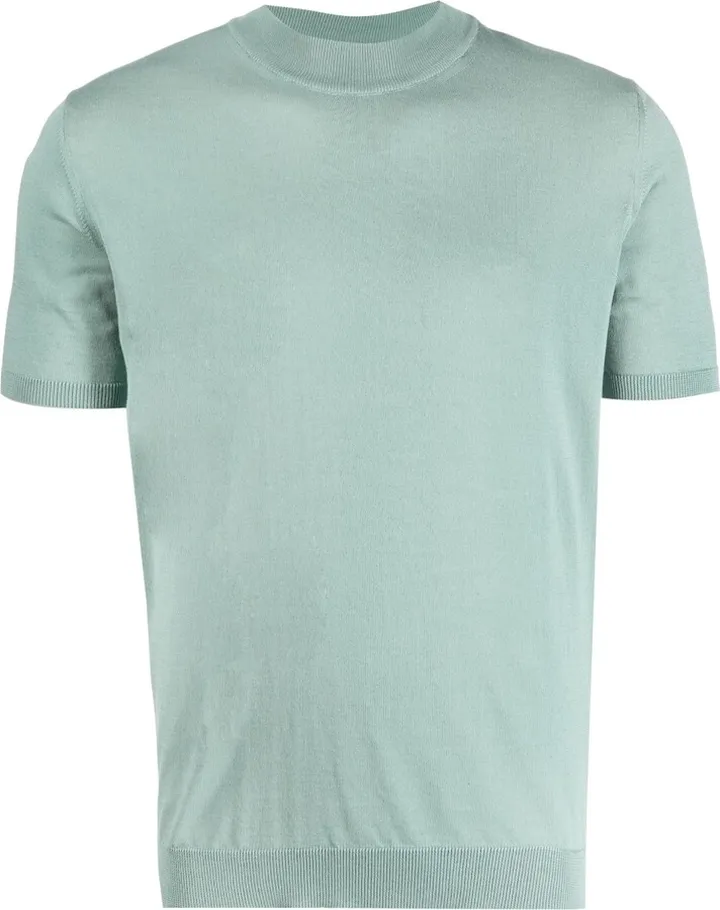 fine-knit cotton T-shirt