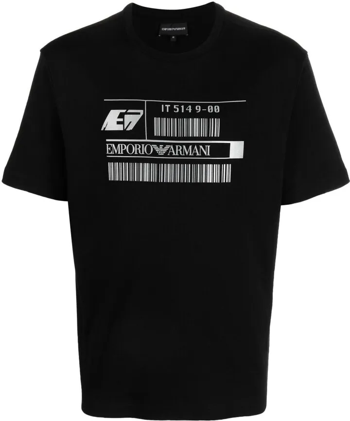 logo-print cotton T-shirt