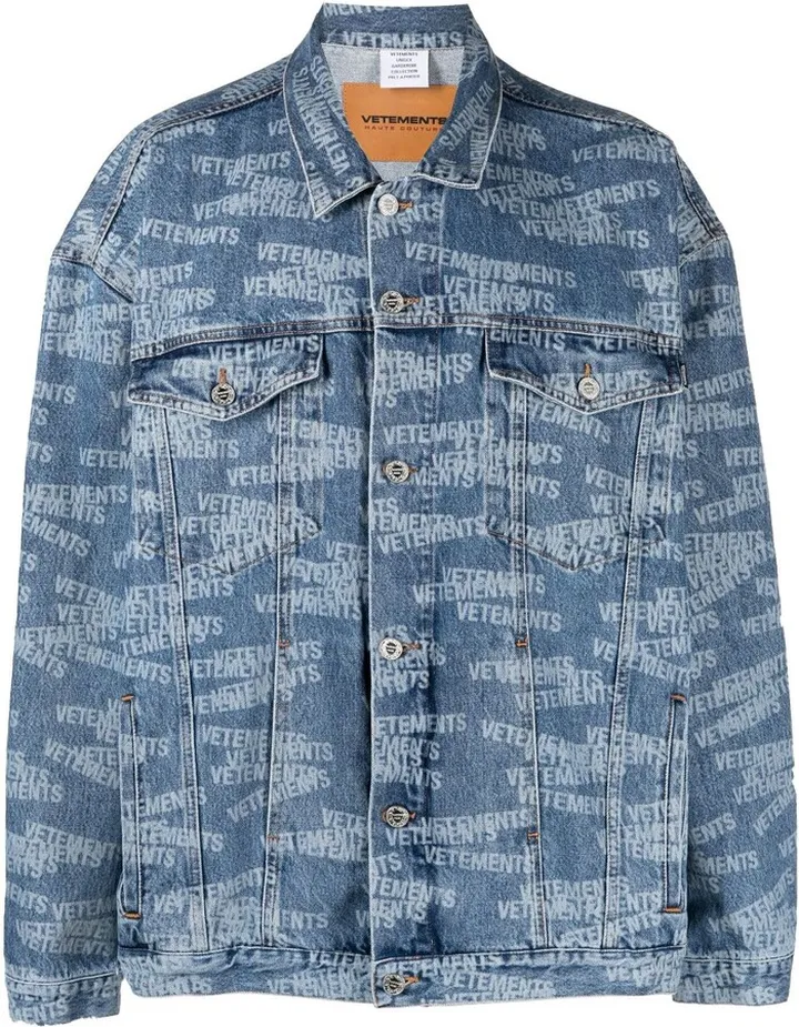 Blue Logo Denim Jacket
