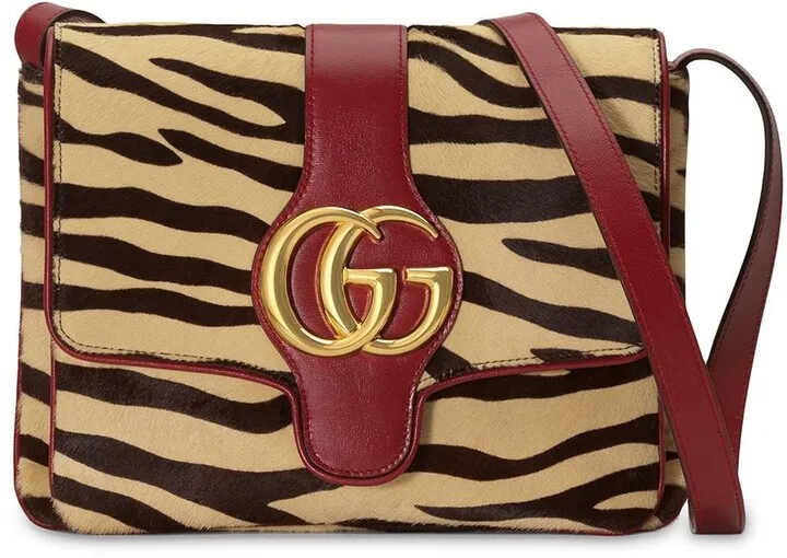 Arli tiger print shoulder bag