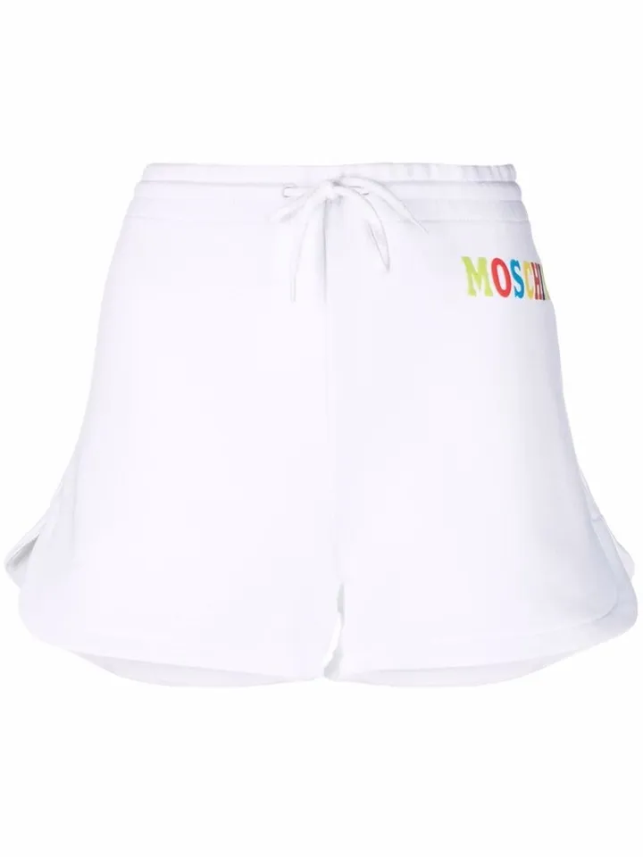 Logo-Print Organic Cotton Shorts