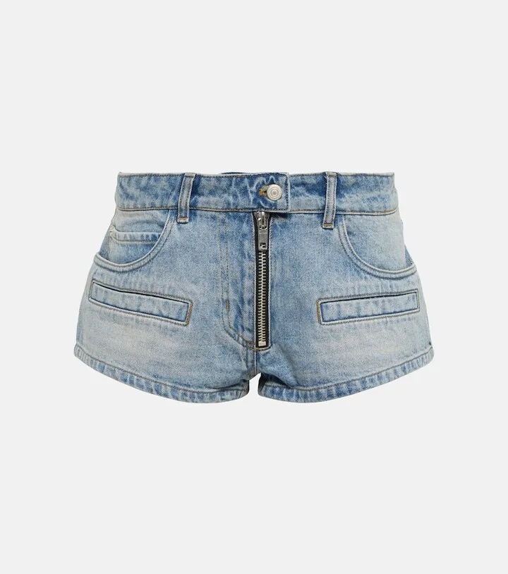 Denim shorts