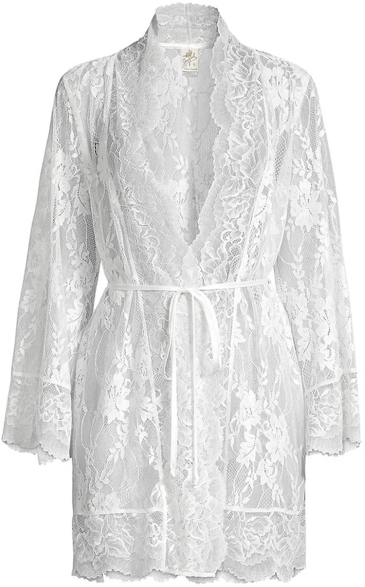 Collette Lace Wrap Robe