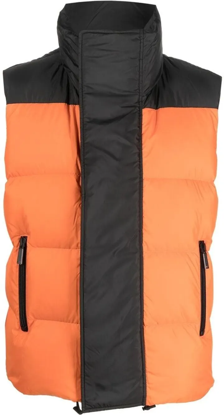 Funnel-Neck Padded Gilet