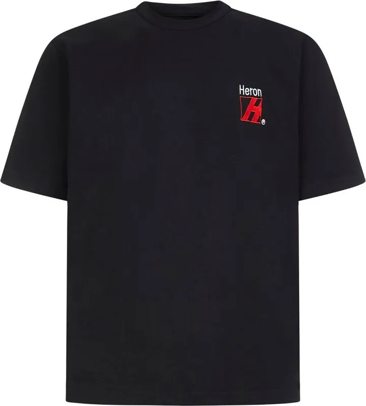Heron Preston Logo Embroidered Crewneck T-Shirt