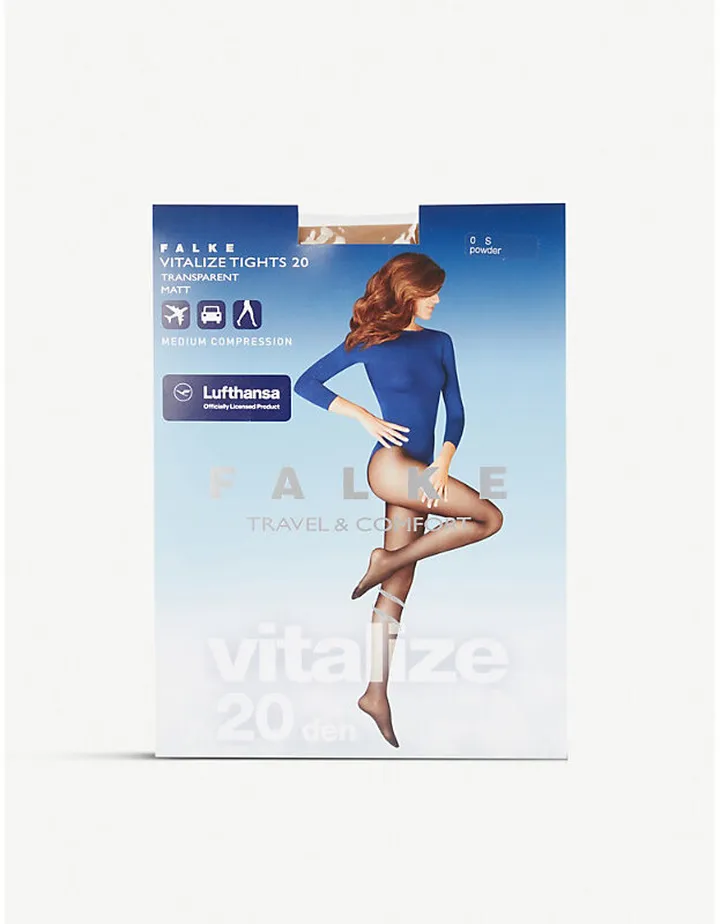 Womens Powder Vitalize 20 Denier Tights