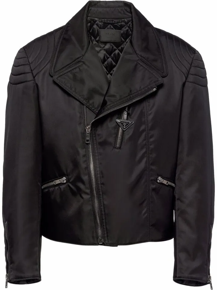 Re-Nylon biker jacket