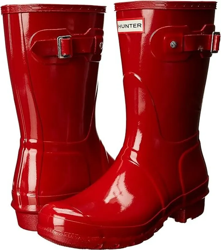 Hunter Original Short Gloss (Military Red) Women's Rain Boots