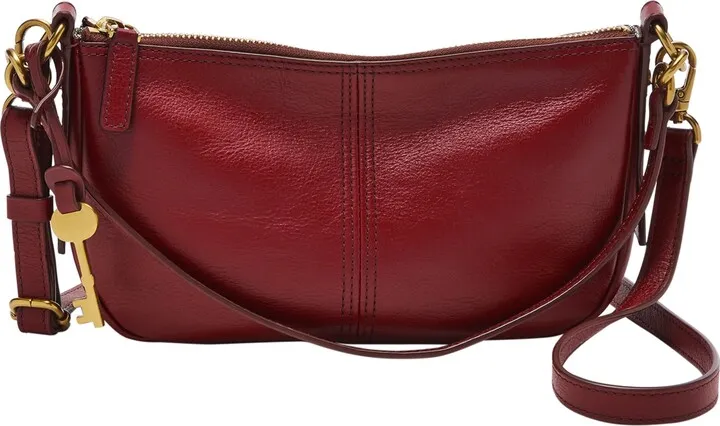 Women's Jolie Leather Baguette Bag