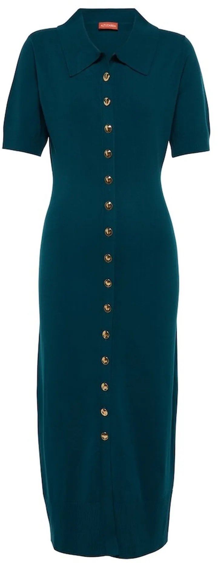Hestia buttoned midi dress