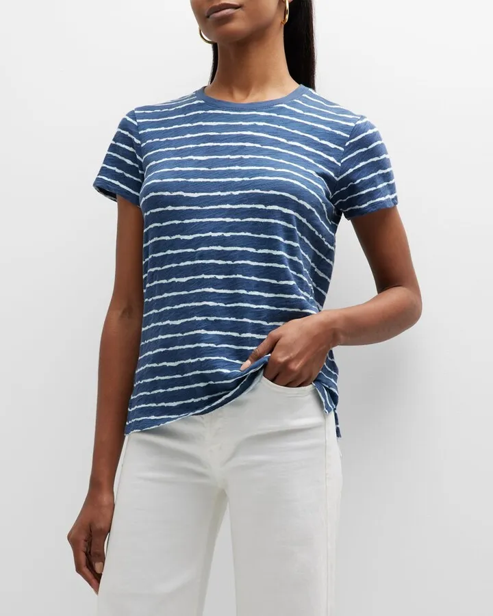 Schoolboy Dyed Cotton Crewneck T-Shirt