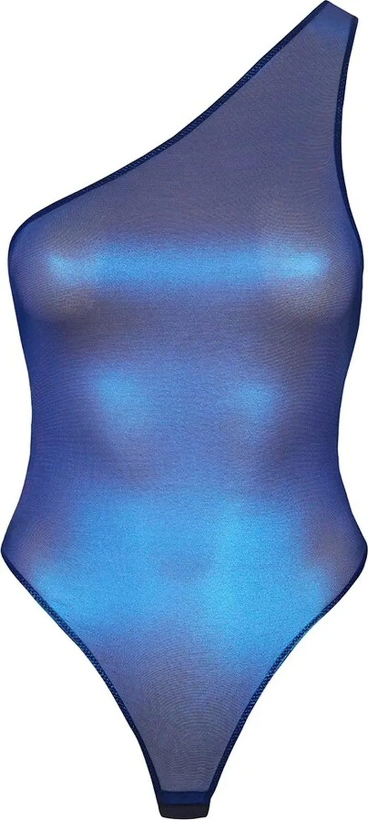 MAISON CLOSE - One Shoulder Tulle Body - Blue Angel