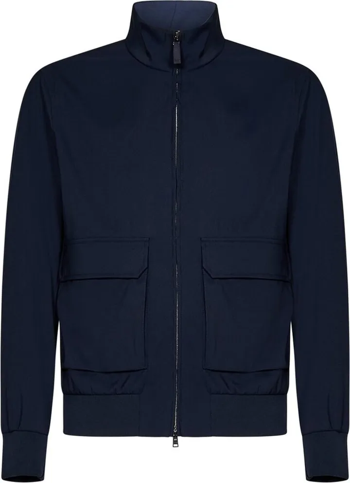 Herno High-Neck Zipped Bomber Jacket