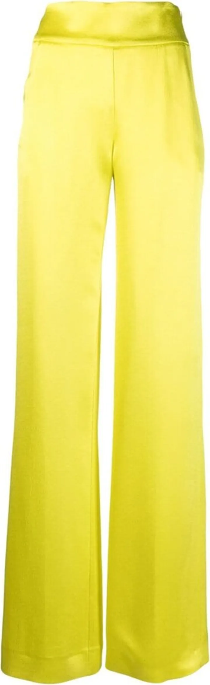 High-Waisted Straight-Leg Trousers