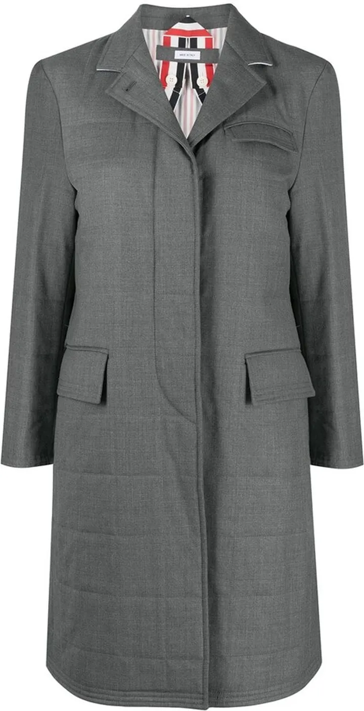 Chesterfield down-filled coat