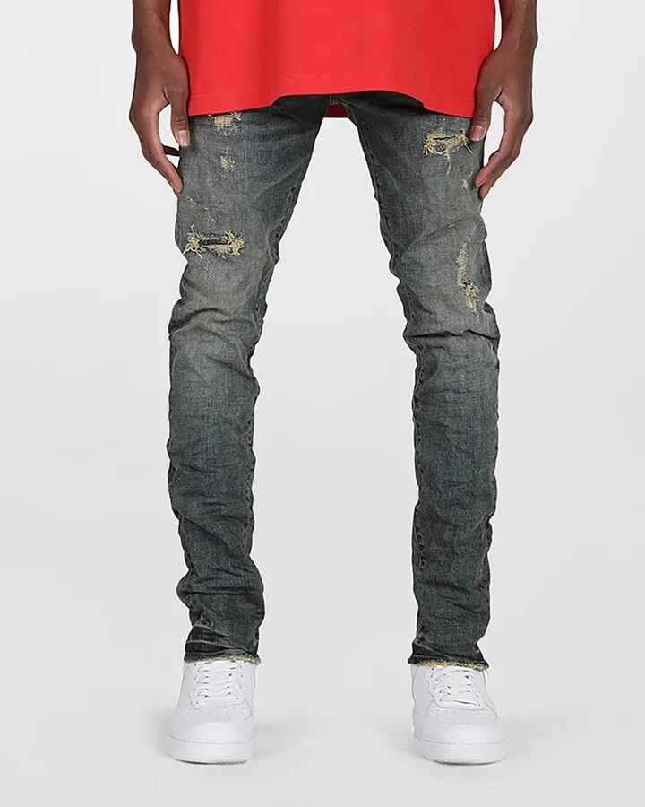 Men's Destroyed Skinny Jeans