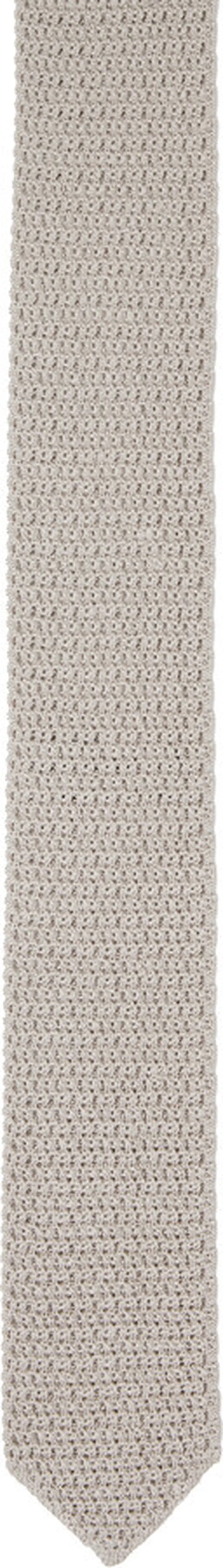 TOM FORD Off-White Knit Tie