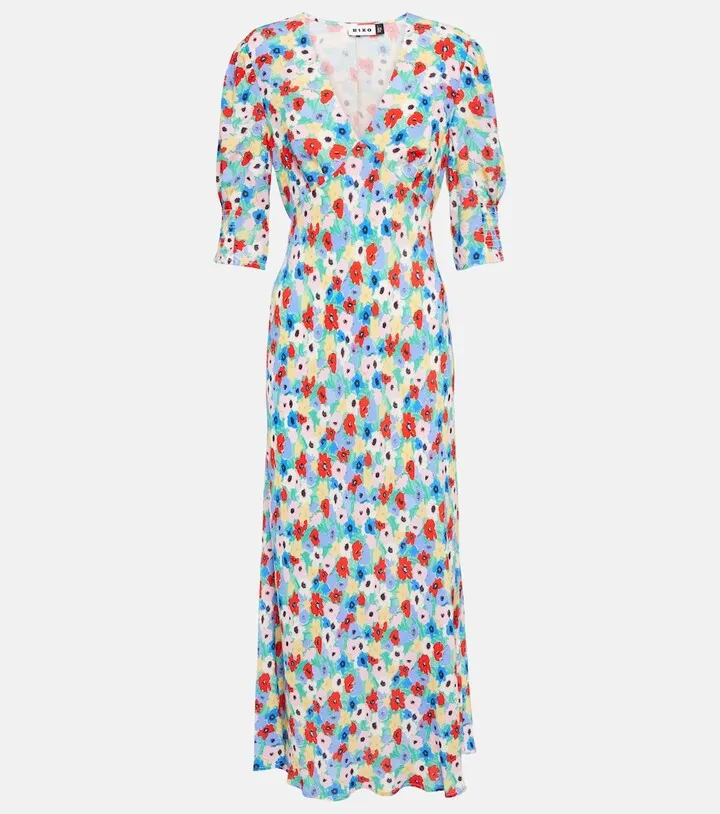 Zadie floral-print maxi dress
