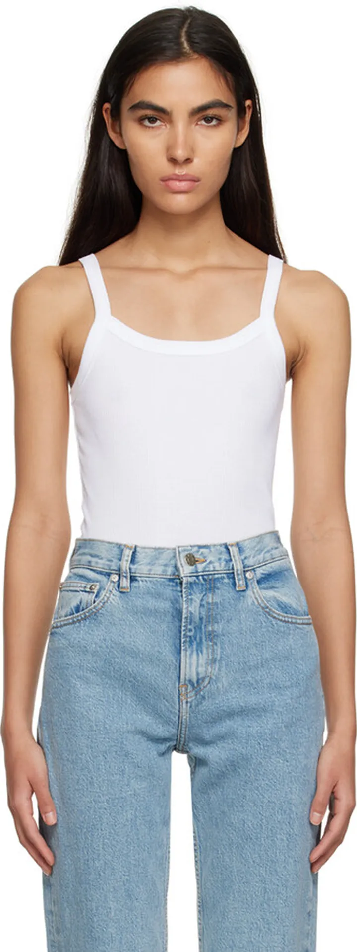 Filippa K White Scoop Neck Camisole