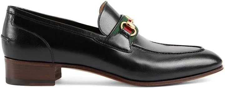 Horsebit leather loafers