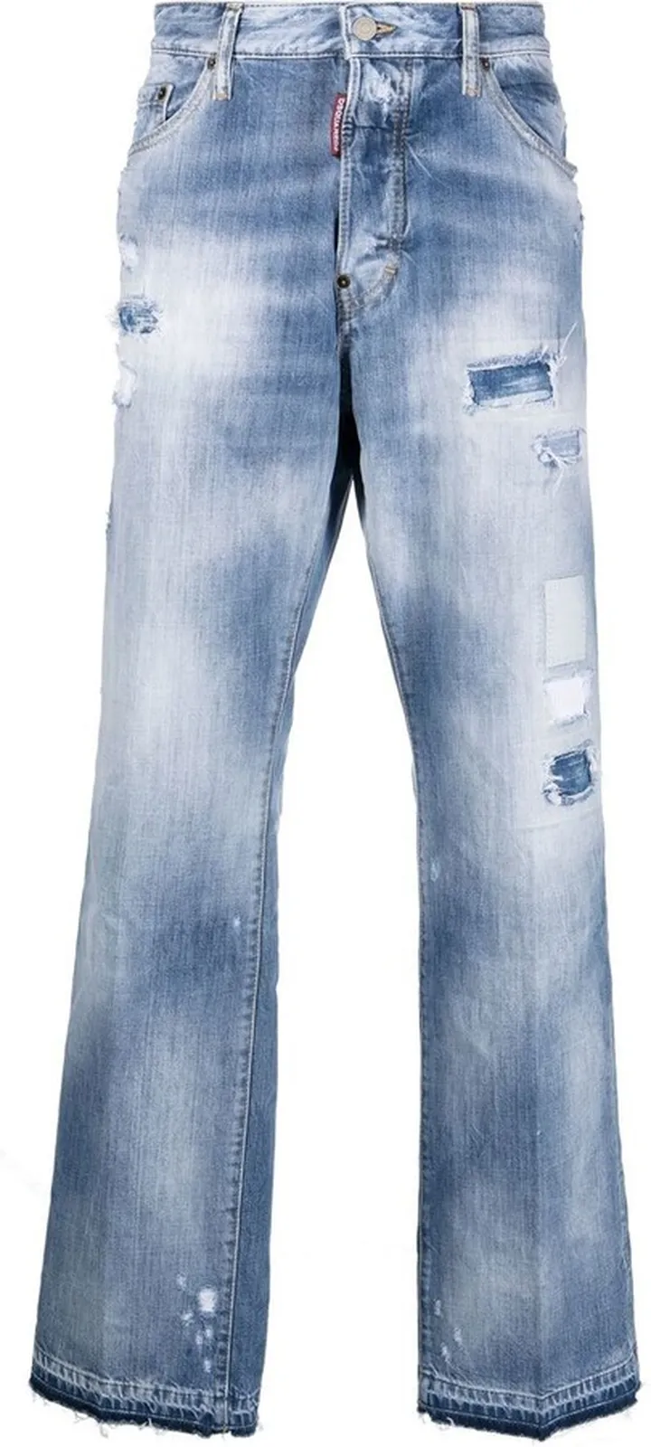 Low-Rise Wide-Leg Jeans