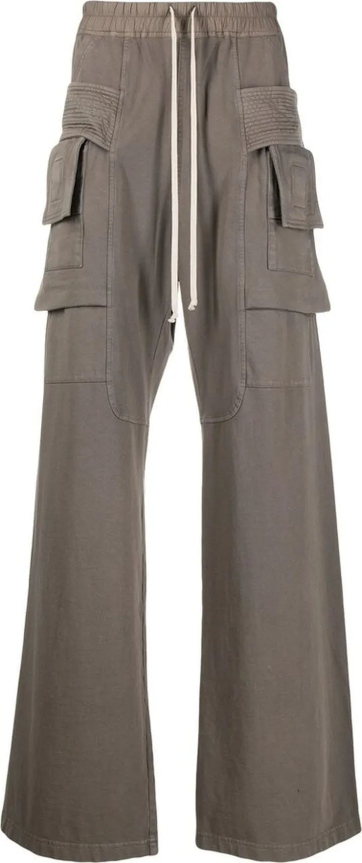 Wide-Leg Cotton Trousers