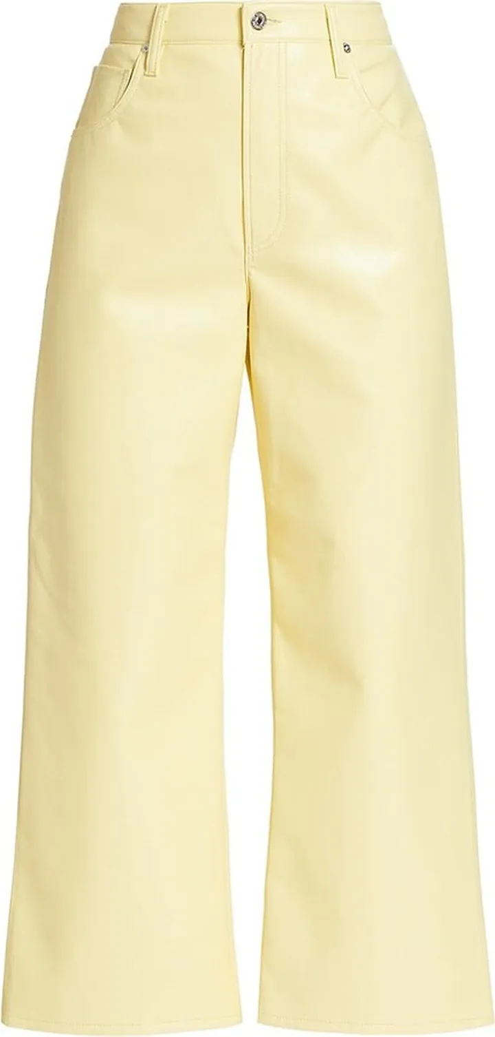 Leather Gaucho Pants