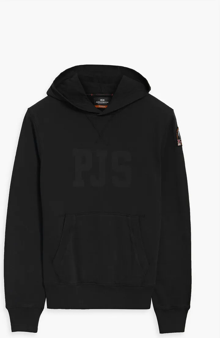 Printed cotton-fleece hoodie