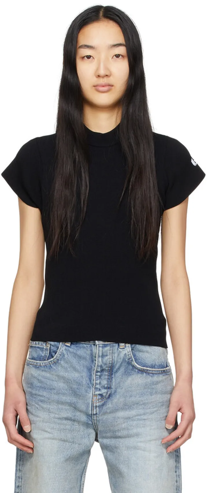 Balenciaga Black Deconstructed Turtleneck