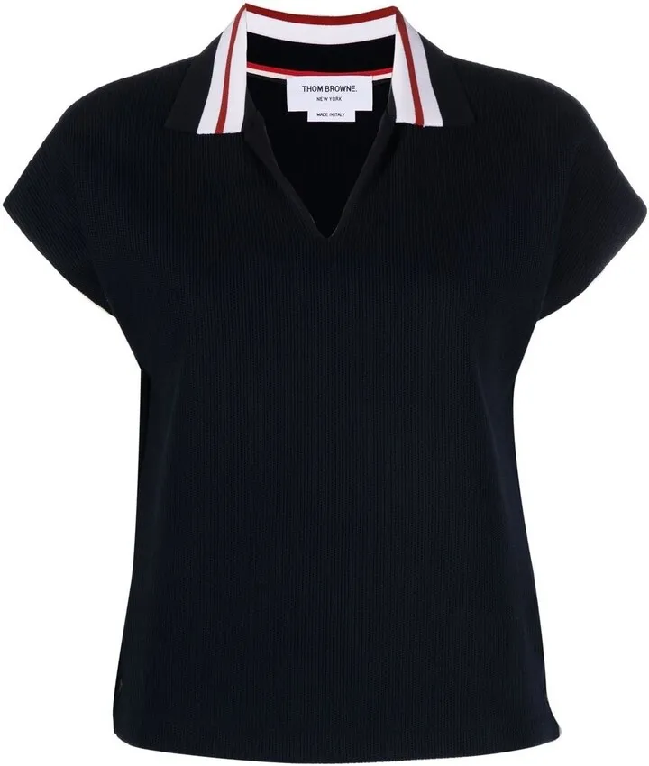 Cricket Stripe Polo Shirt
