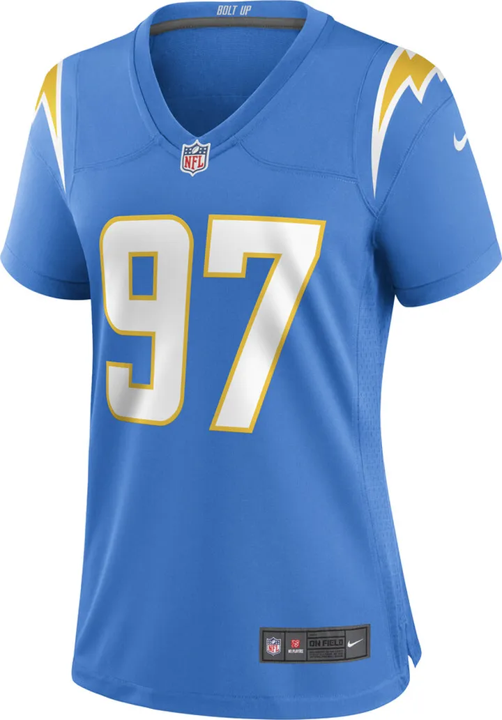 Nike Women's NFL Los Angeles Chargers (Joey Bosa) Game Football Jersey in Blue