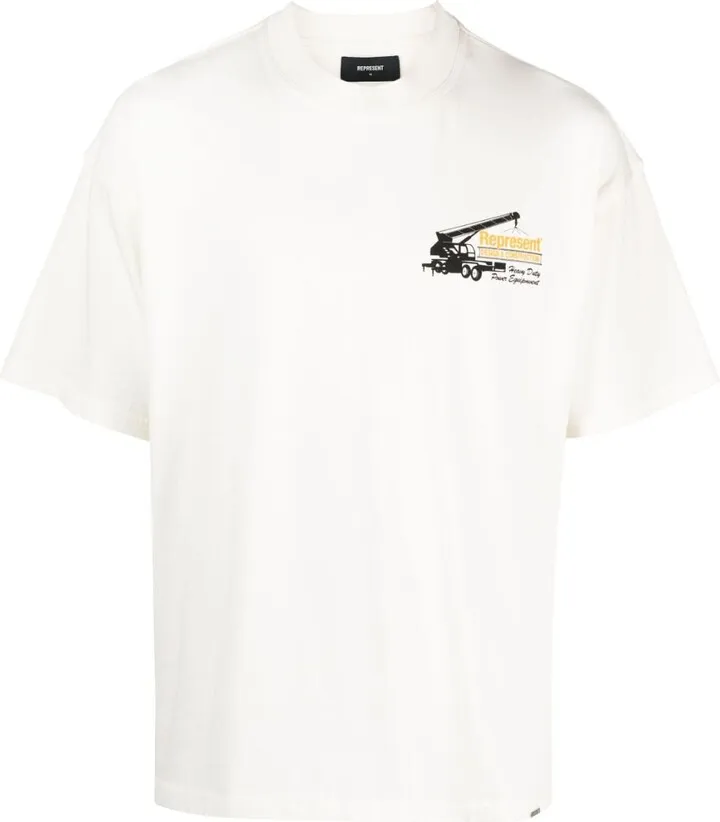graphic-print cotton T-shirt