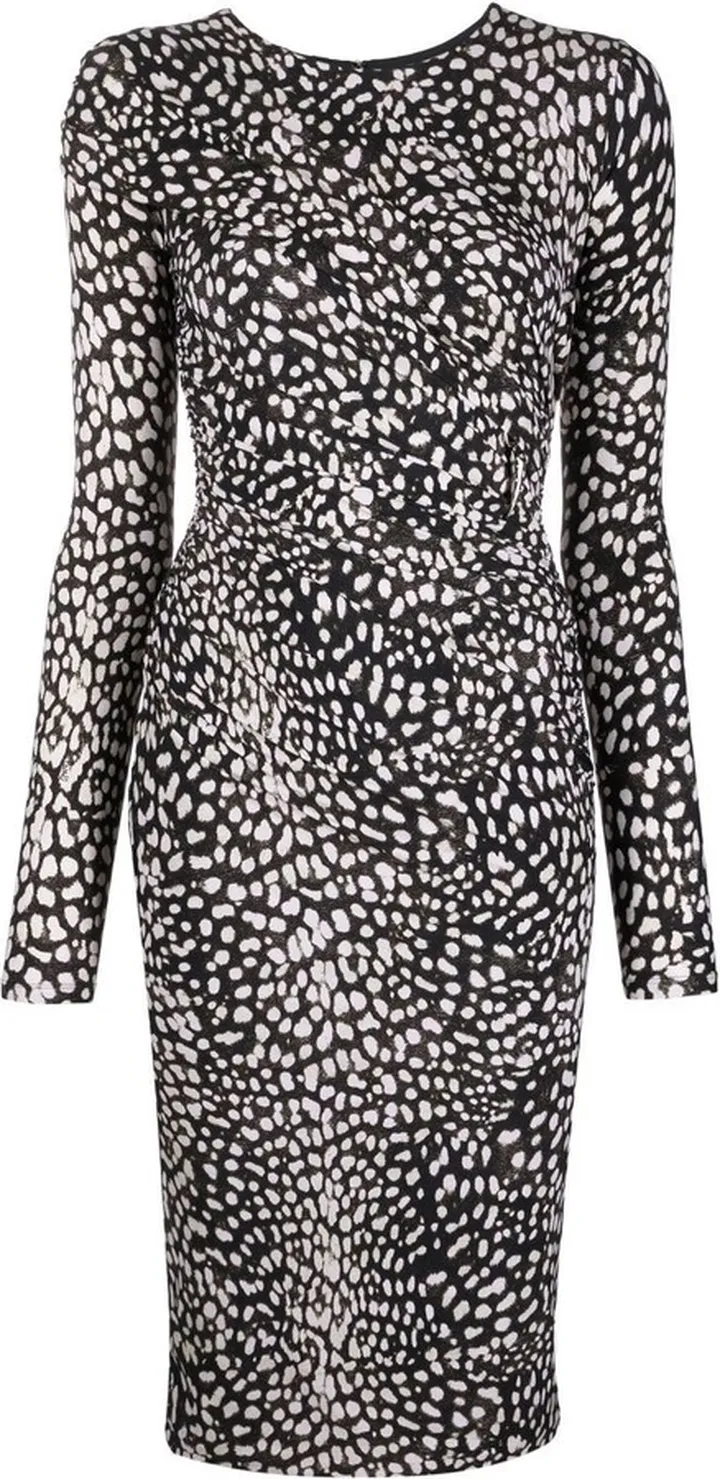 Leopard-Print Mini Dress