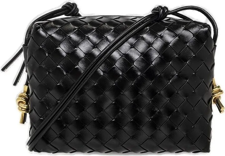 Bottega Veneta Loop Woven Zipped Camera Bag