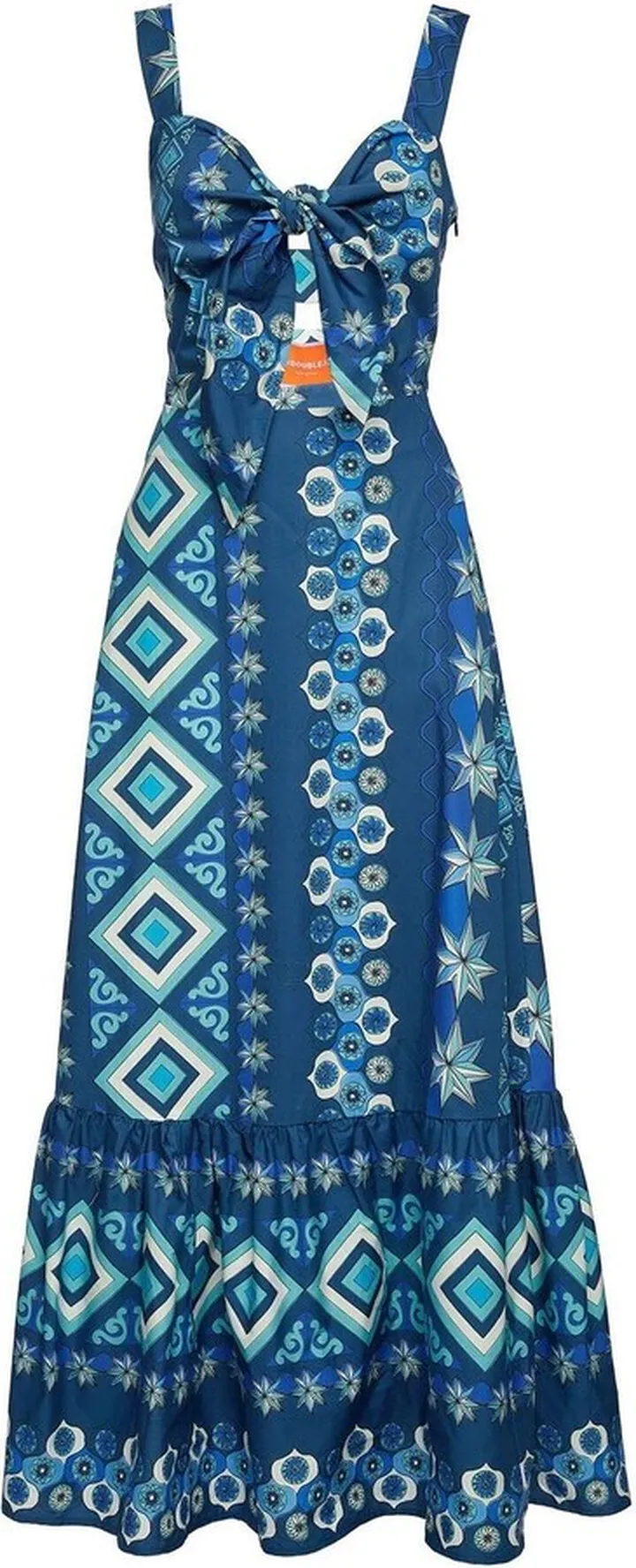 Peek-A-Boo graphic-print dress