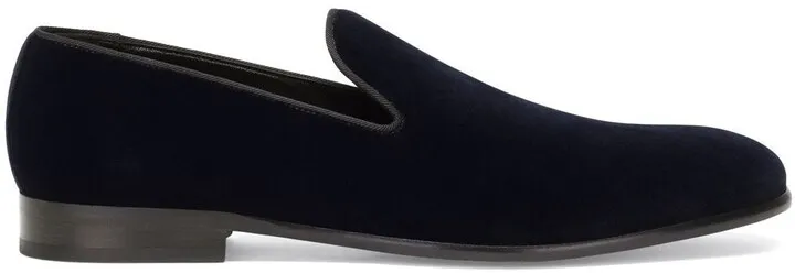 Leonardo velvet slippers