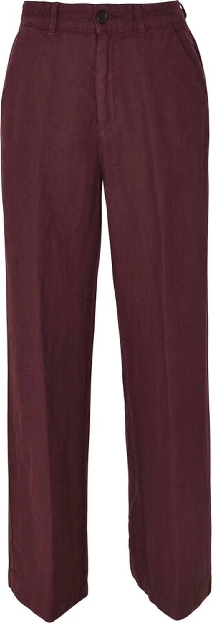 Button Straight Trousers
