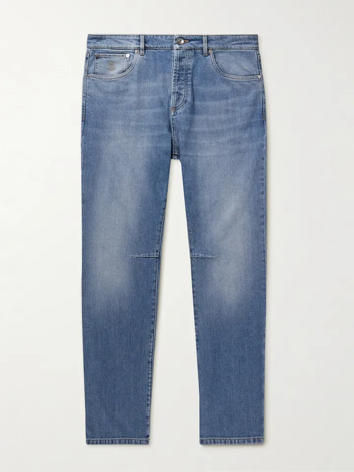 Slim-Fit Tapered Jeans