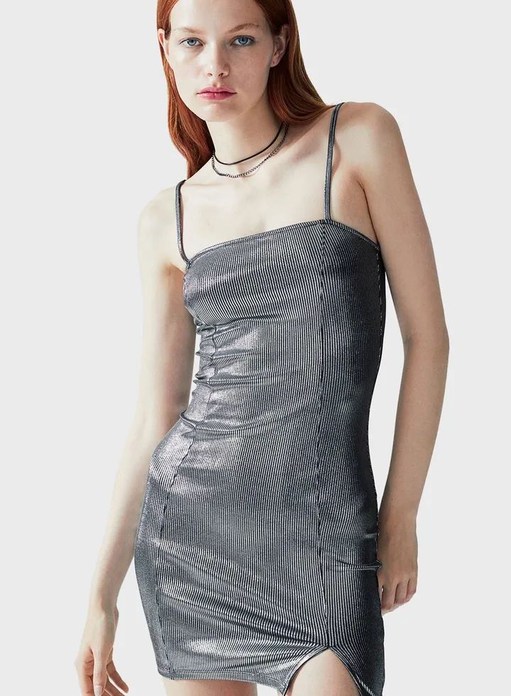 Strappy Knitted Dress