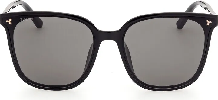63mm Oversize Square Sunglasses