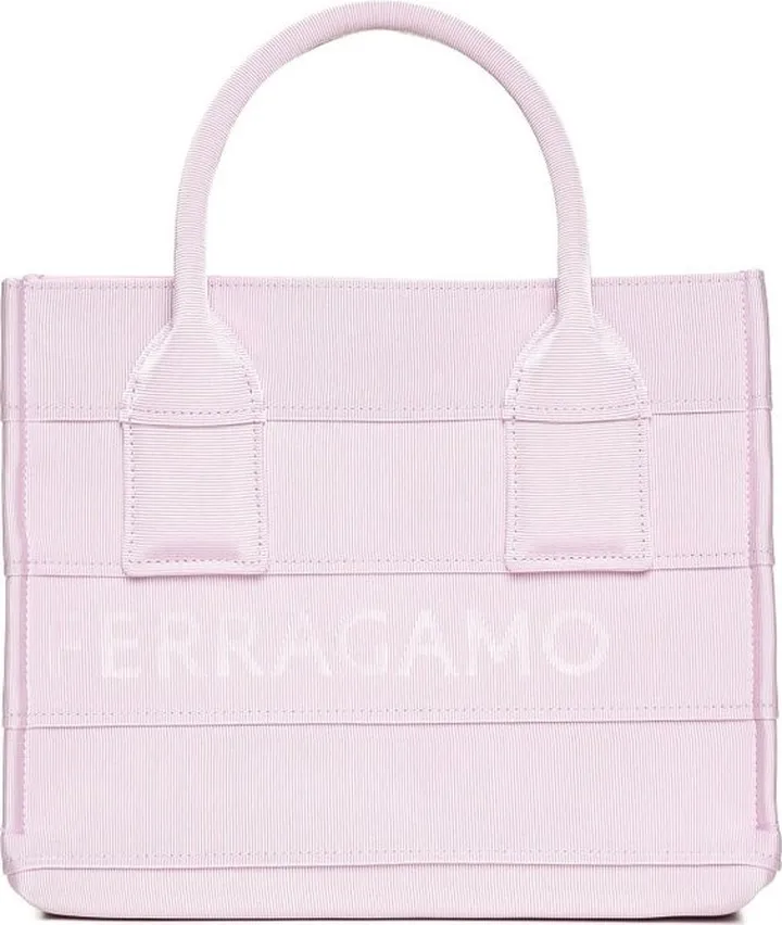 Salvatore Ferragamo Logo Printed Tote Bag