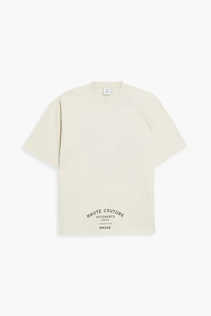 Oversized printed cotton-jersey T-shirt