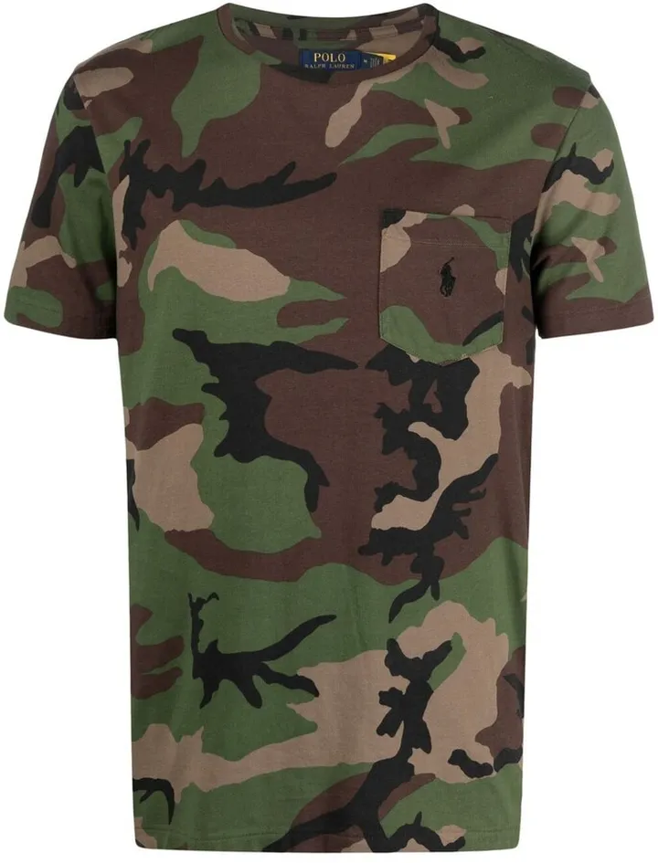 camouflage-print cotton T-Shirt