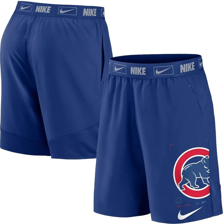 Men's Nike Royal Chicago Cubs Bold Express Performance Shorts