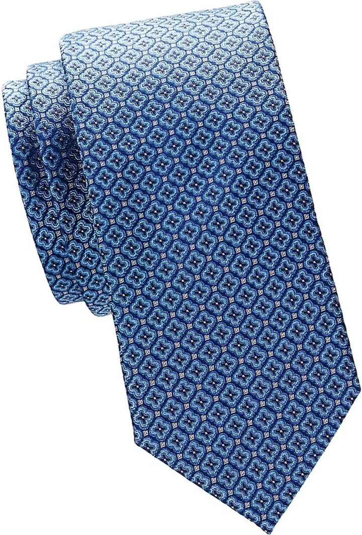 Medallion Silk Jacquard Tie